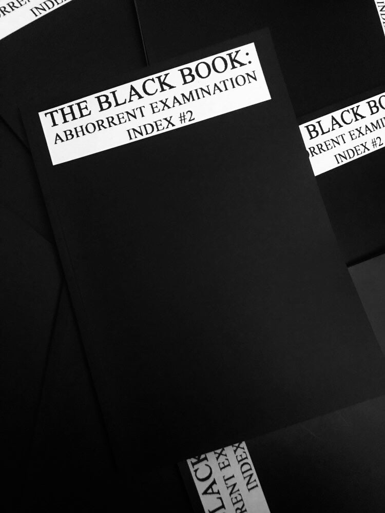 THE BLACK BOOK ABHORRENT EXAMINATION INDEX 2 (2022 Reprint) Crypt