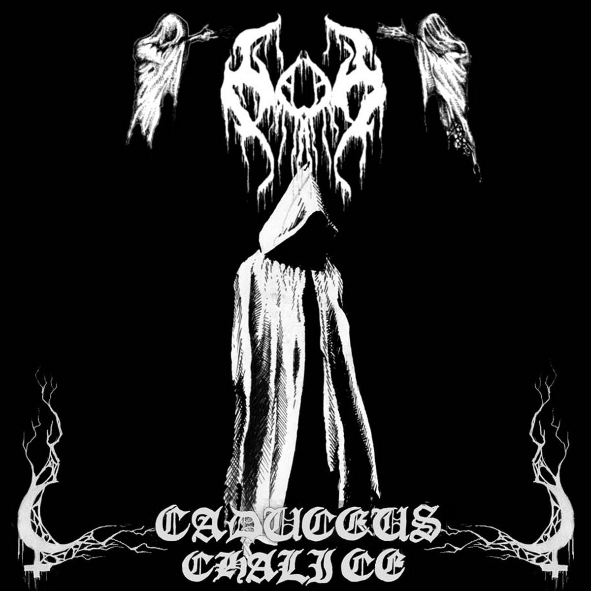 Moon - Caduceus Chalice 12" (black)