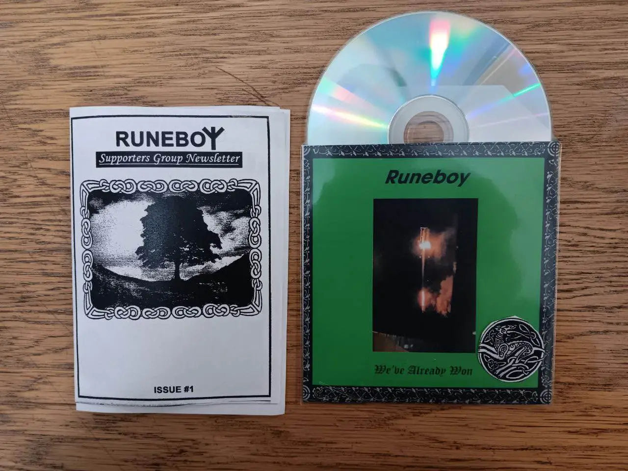 Runeboy ‘We’ve Already Won’. CD-r