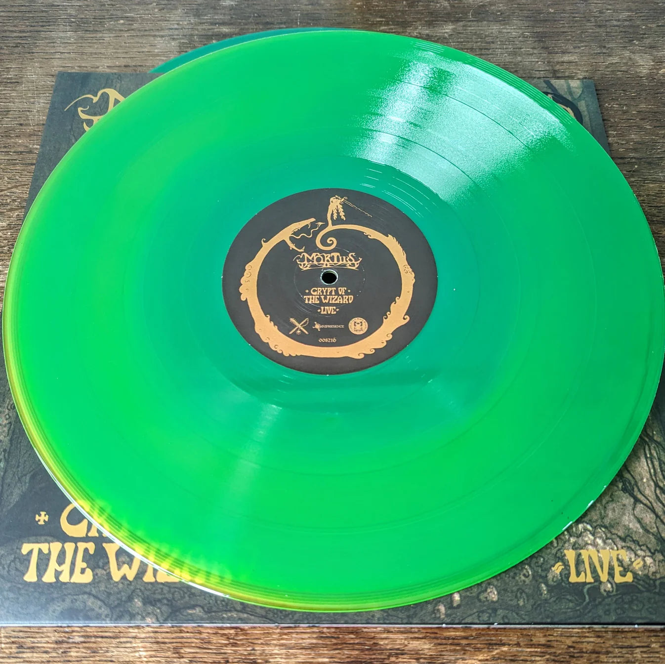 MORTIIS "Crypt of the Wizard (Live)" Deluxe 2xLP (Green/Yellow)