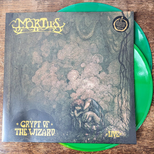 MORTIIS "Crypt of the Wizard (Live)" Deluxe 2xLP (Green/Yellow)