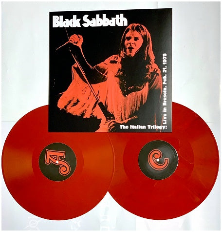 BLACK SABBATH "Italian trilogy: Brescia feb.21 - 1973" 2xLP (red vinyl)